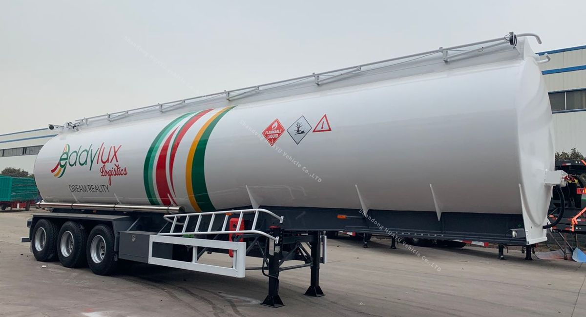 42000liters Trailer du réservoir à essence